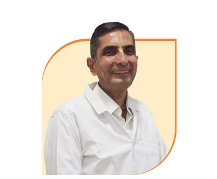 Dr. Ajay Sankhe in Bhaktivedanta Hospital’s management-team portrait